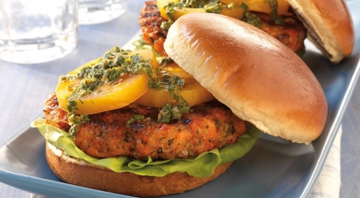 Salmon-Burger